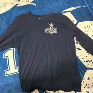 Gildan dark blue long sleeve